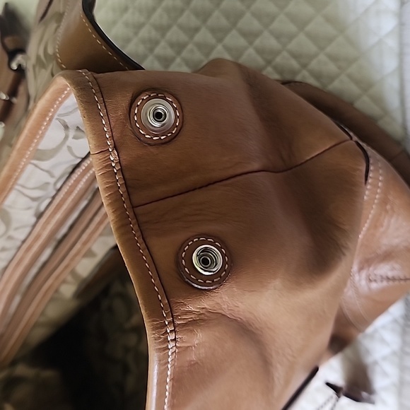 Coach vinathe Y2K Hampton shoulder bag camel - Picture 10 of 11